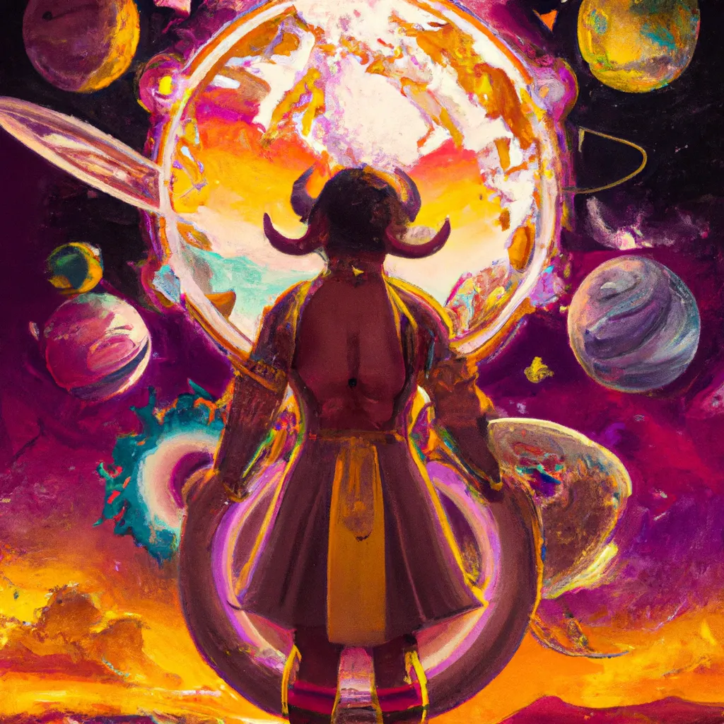 Ilustracao astrologia fundo do ceu