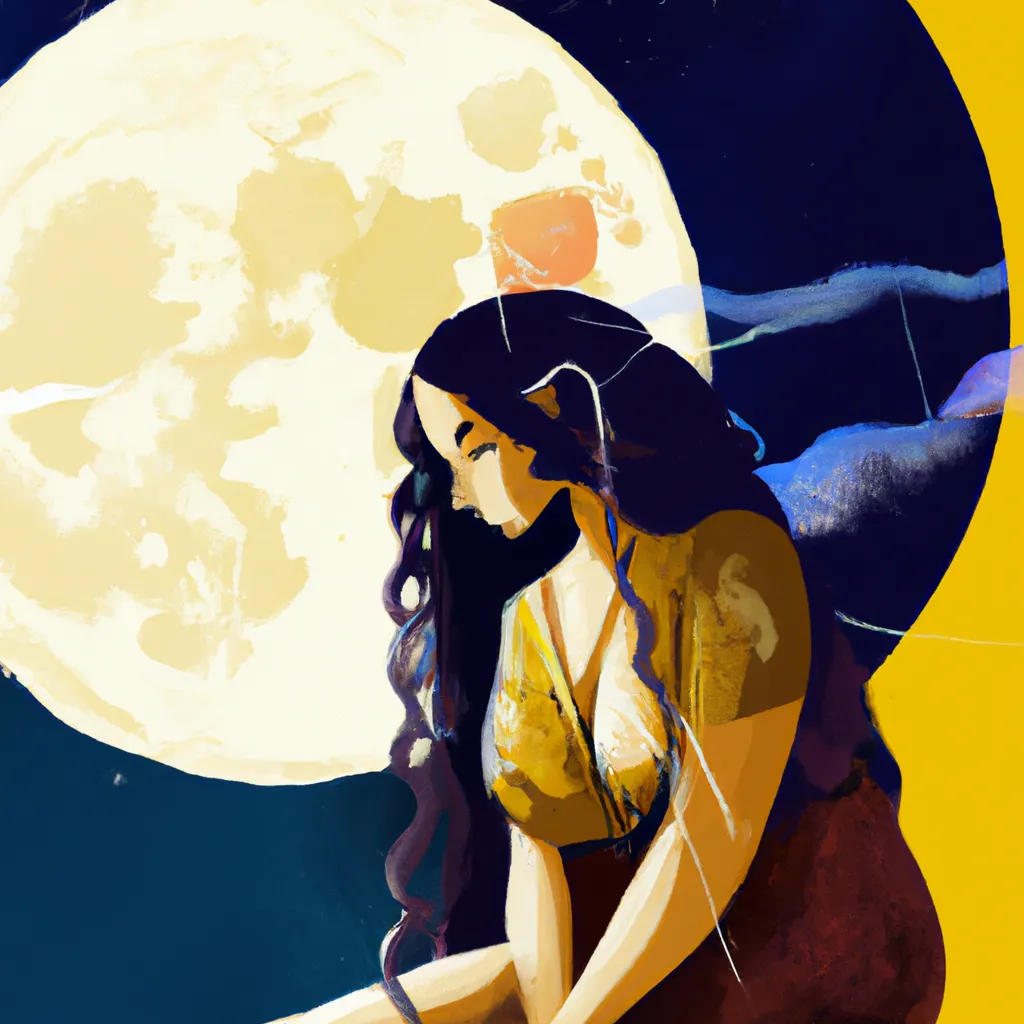 Descubra o Que a Lua Está Preparando para Você Hoje na Astrologia! 7 Ilustracao astrologia hoje lua