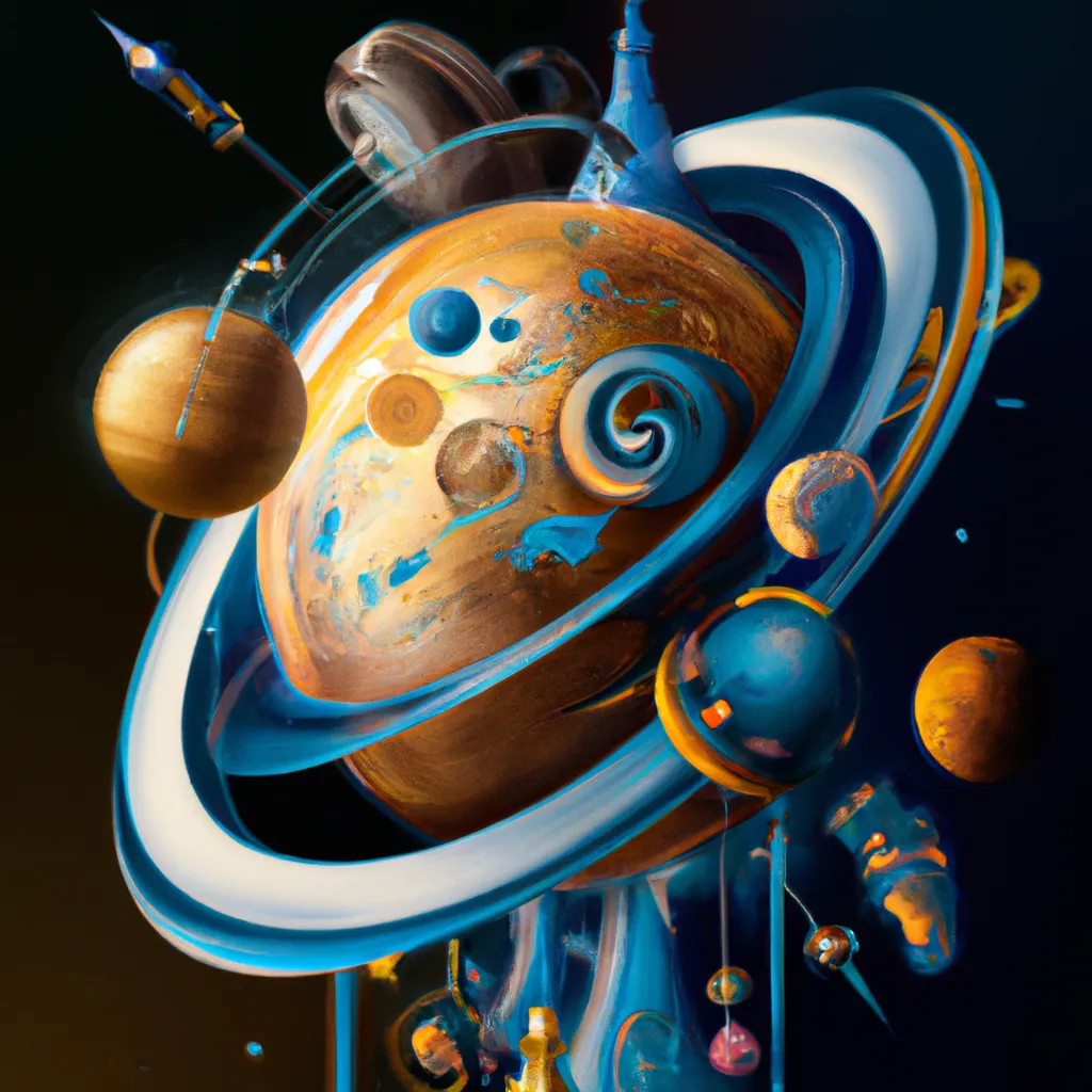Ilustracao astrologia planetas