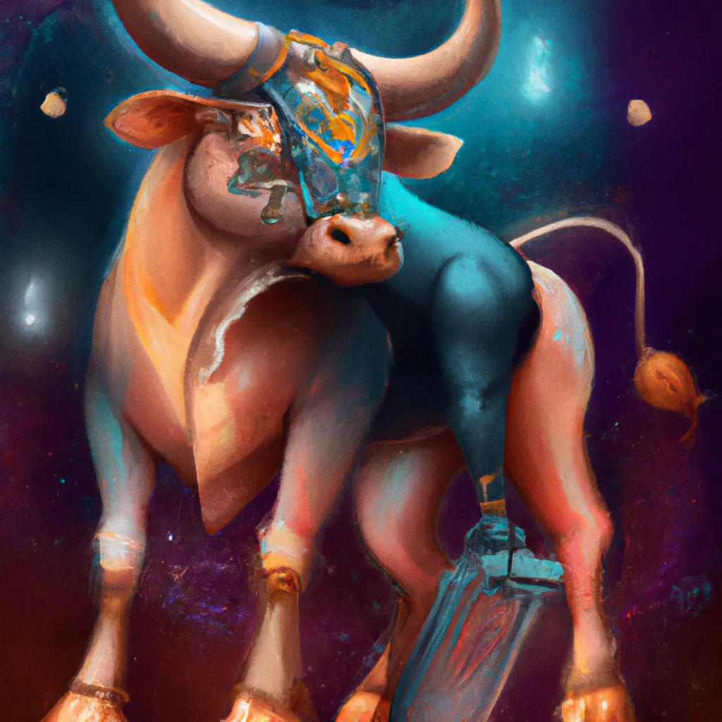 Ilustracao astrologia touro hoje