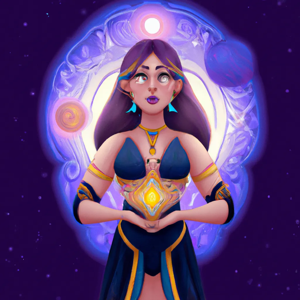 Ilustracao astrologia universo
