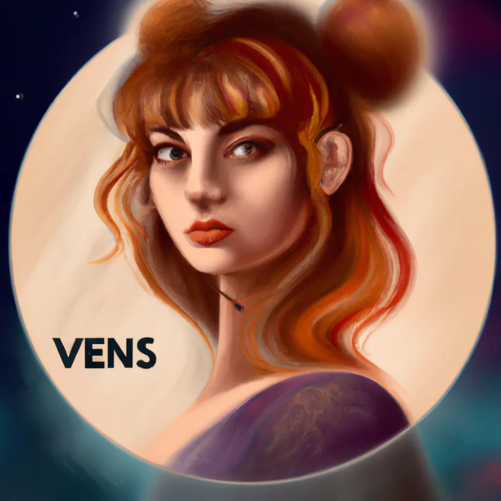 Ilustracao astrologia venus