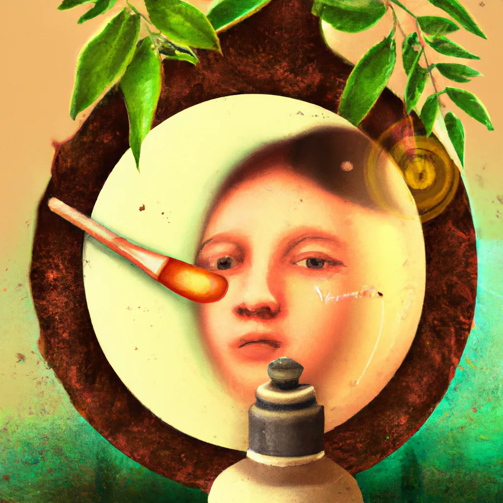 Ilustracao ayurveda acne