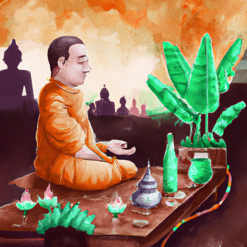 Descubra o Poder da Ayurveda Budista para Transformar sua Vida! 7 Ilustracao ayurveda budismo