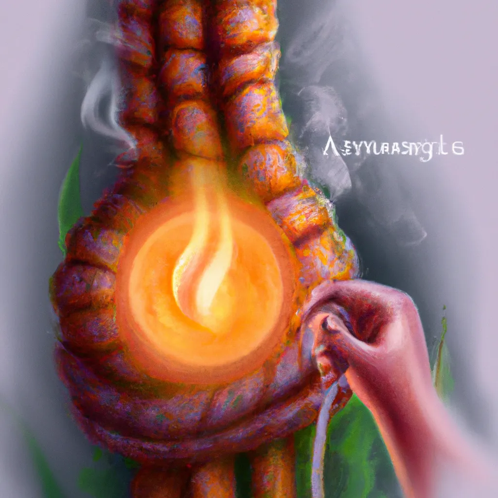 Ilustracao ayurveda garganta inflamada