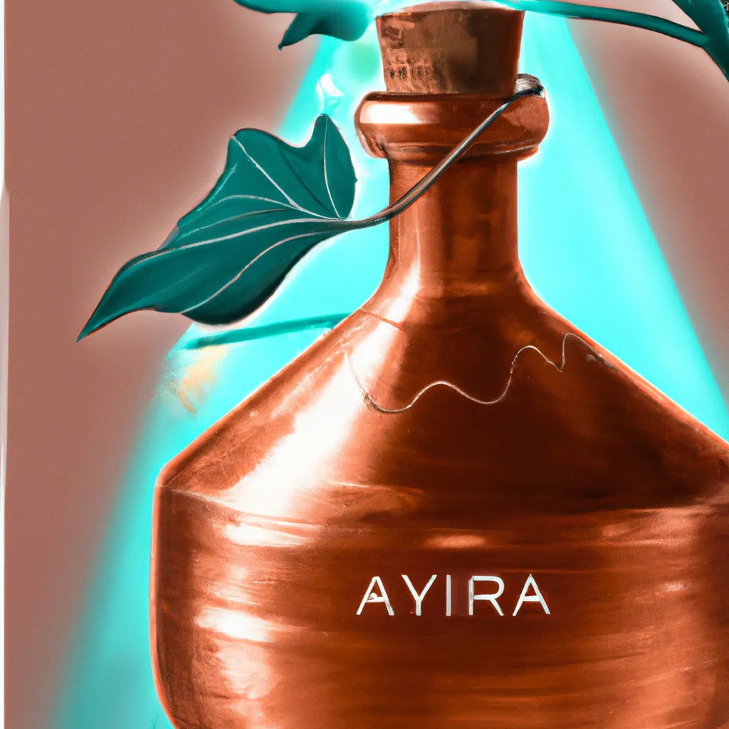 A Ayurveda Revelou: Por que a Garrafa de Cobre é Tão Especial? 7 Ilustracao ayurveda garrafa de cobre