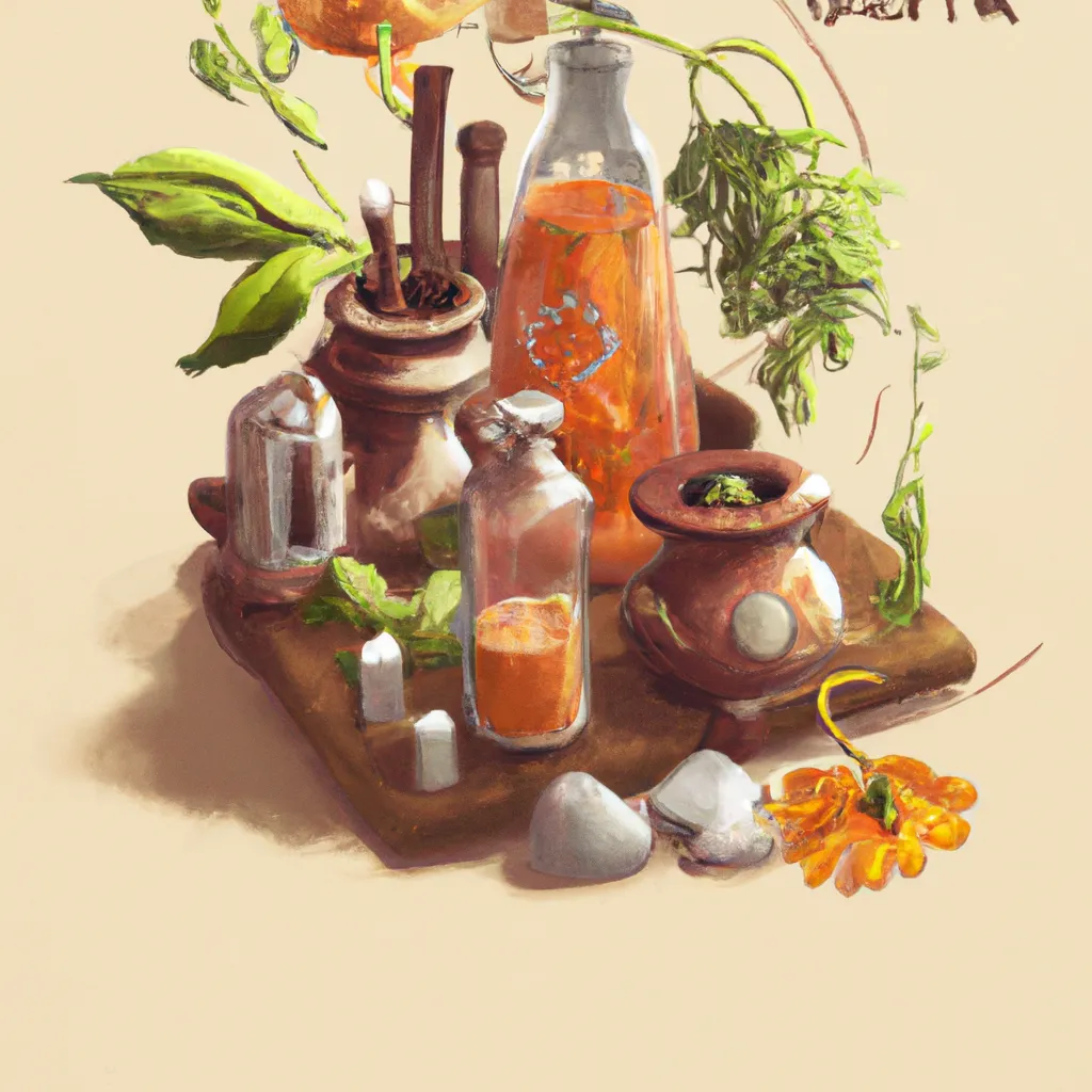 Ilustracao ayurveda imunidade