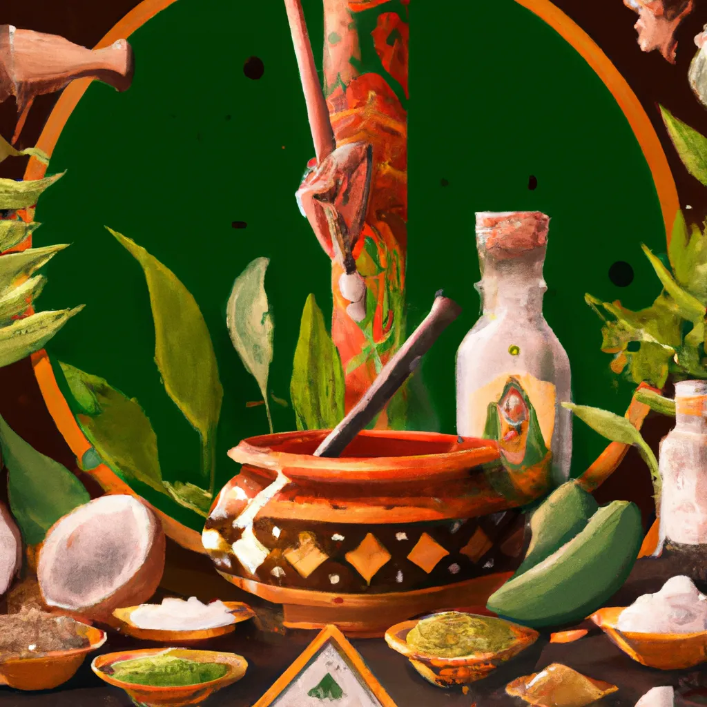 Descubra os Segredos da Ayurveda Indiana: Como Equilibrar o Seu Bem-Estar Naturalmente! 7 Ilustracao ayurveda india