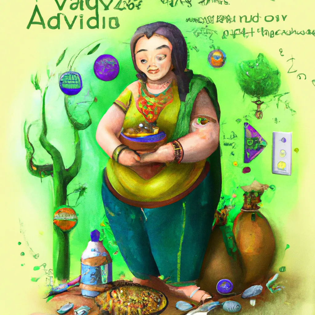 Descubra os Segredos da Ayurveda para Ganho de Peso Saudável! 7 Ilustracao ayurveda weight gain