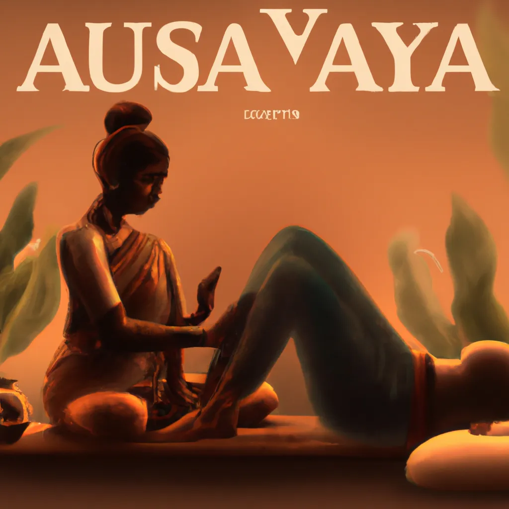 Ilustracao ayurveda yoga massage