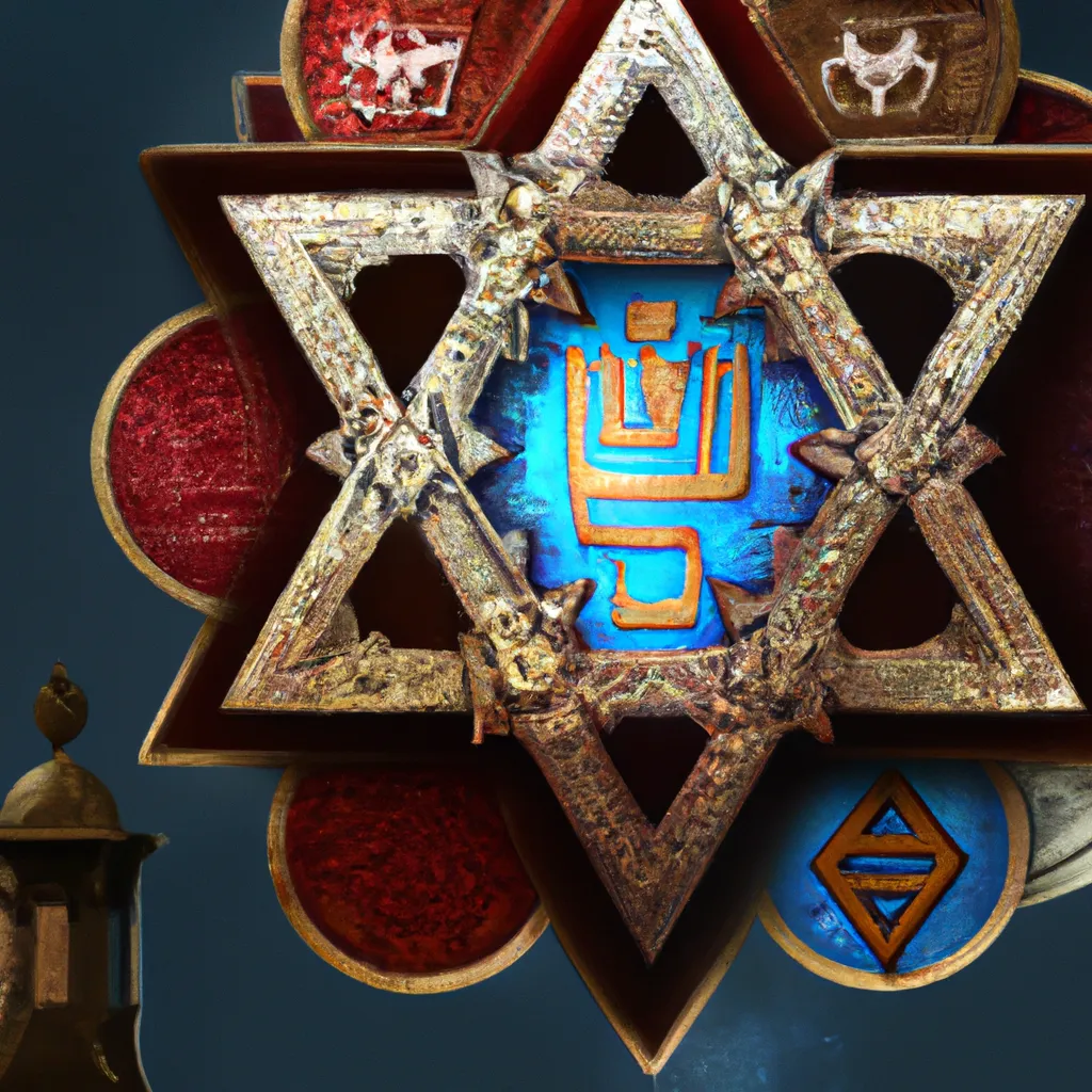 Ilustracao cabala judaica online