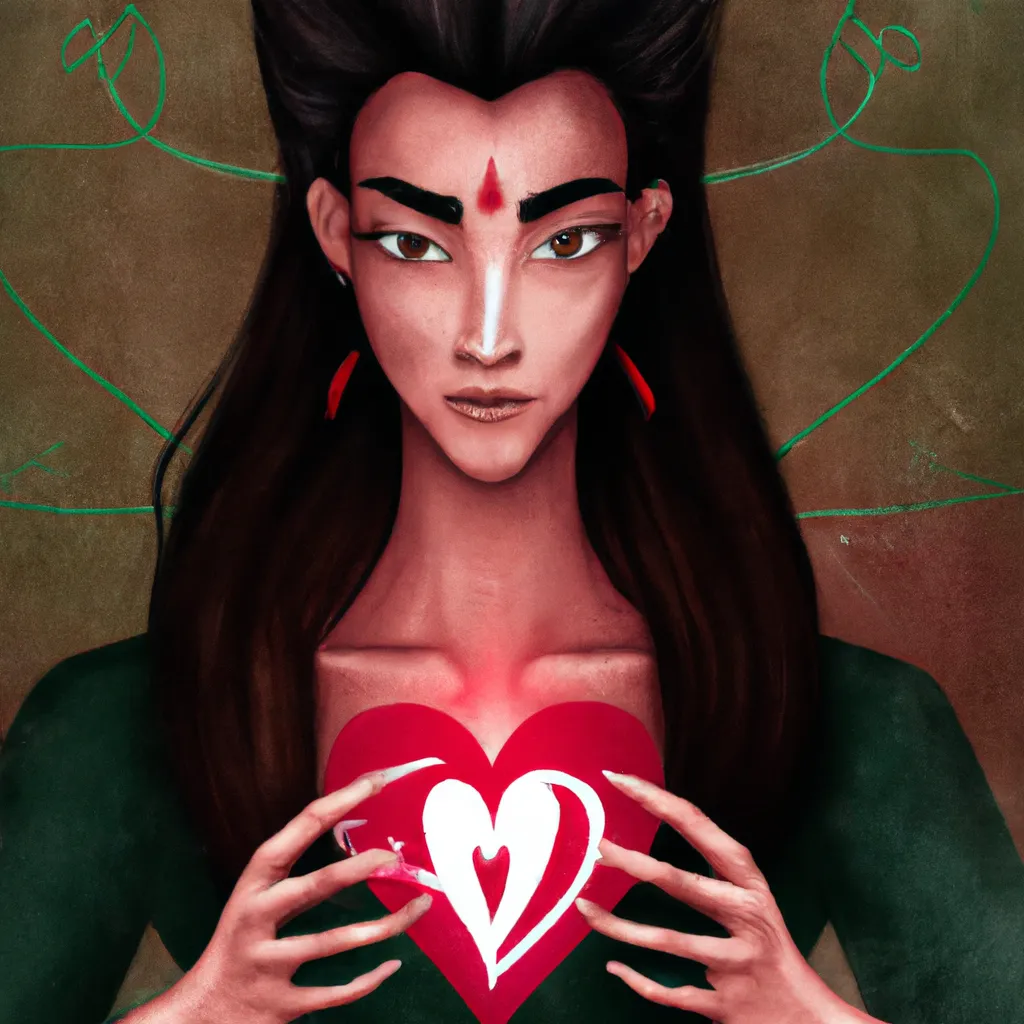 Ilustracao cartomancia do amor
