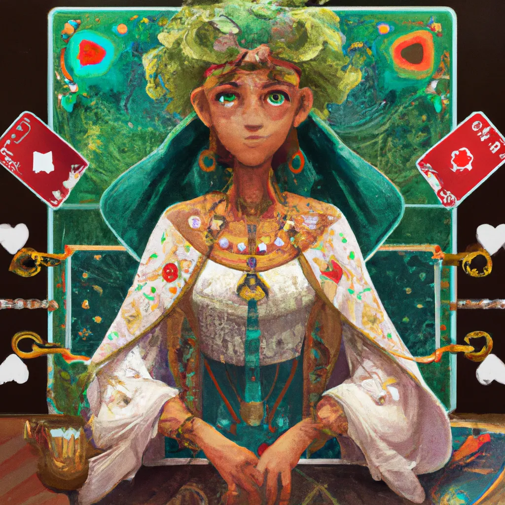 Ilustracao cartomancia e tarot