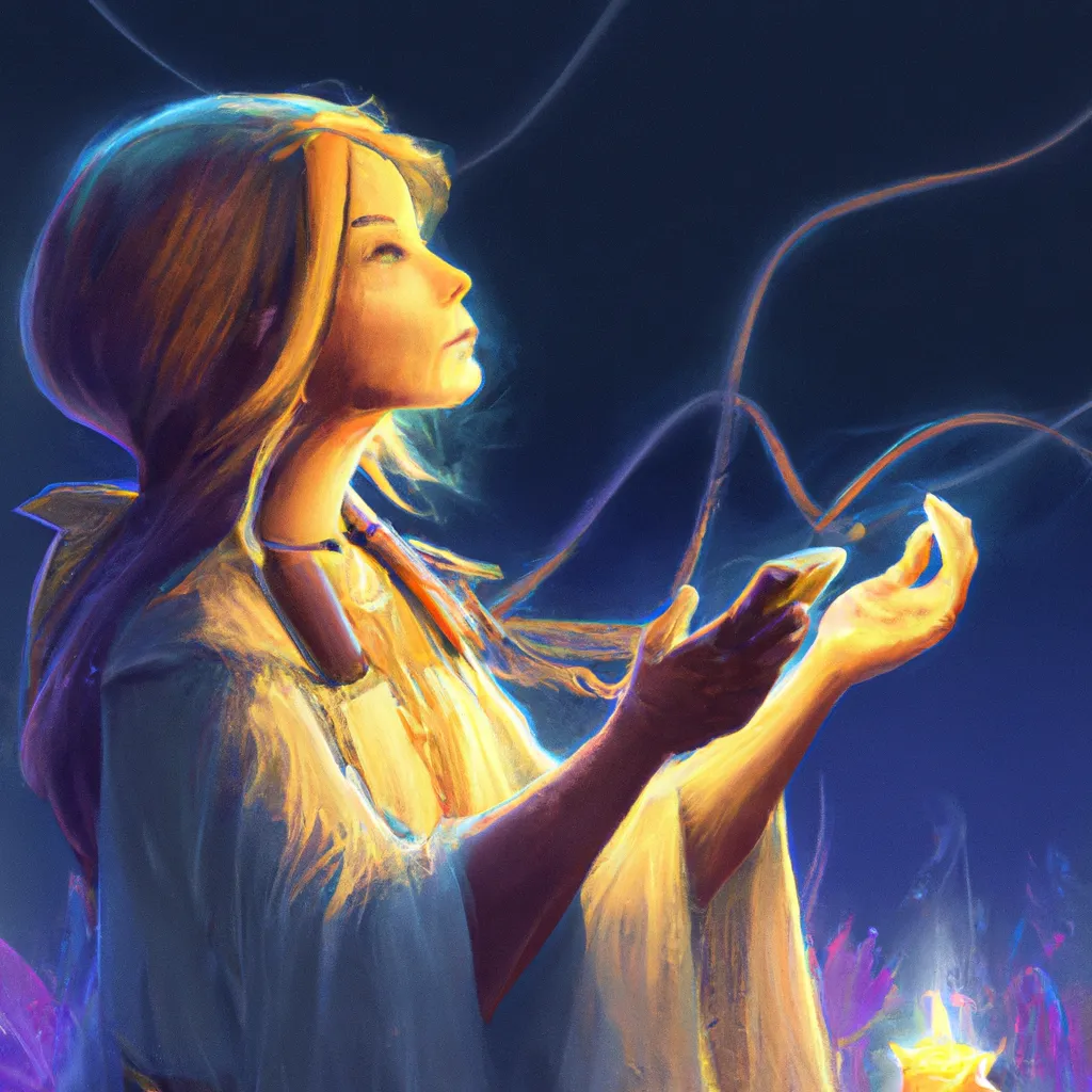Ilustracao cartomancia una oracion