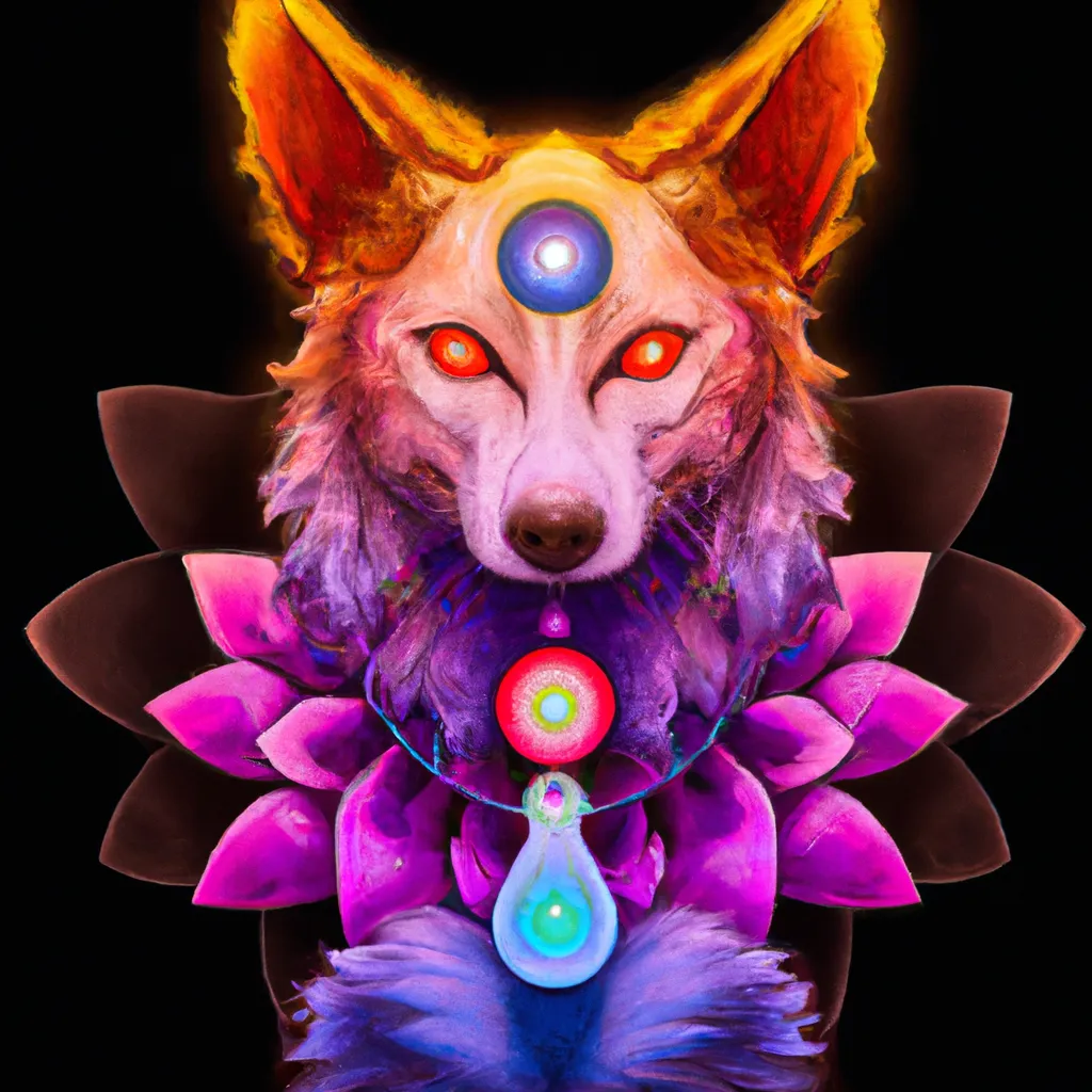 Ilustracao chakras animais
