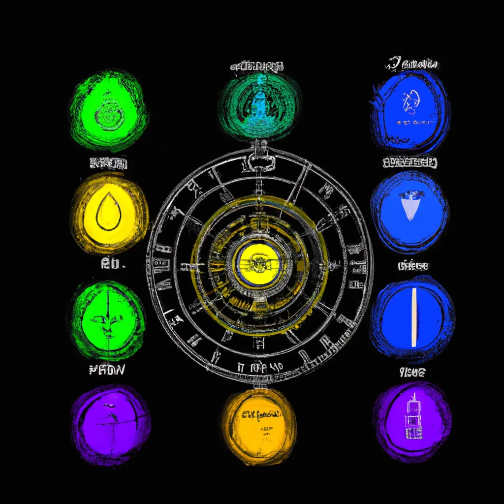 Ilustracao chakras bija mantras
