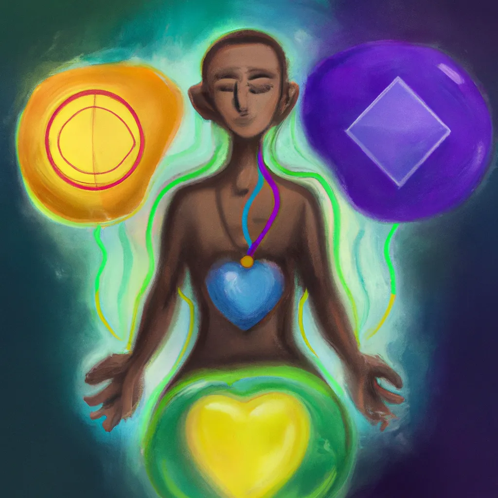 Ilustracao chakras bloqueados sintomas