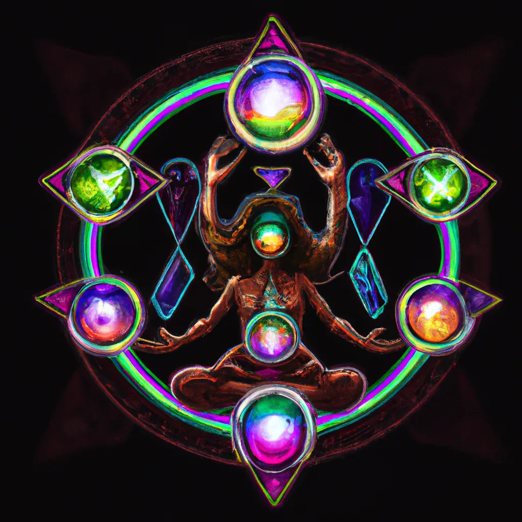 Descubra os Poderes dos Chakras no Brasil! 7 Ilustracao chakras brasil