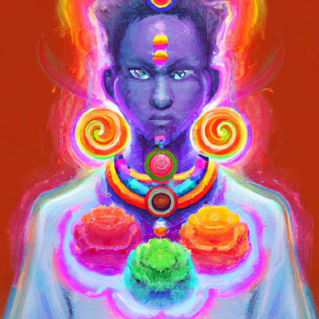 Descubra os Segredos dos Chakras no Budismo: Transforme Sua Vida! 7 Ilustracao chakras budismo