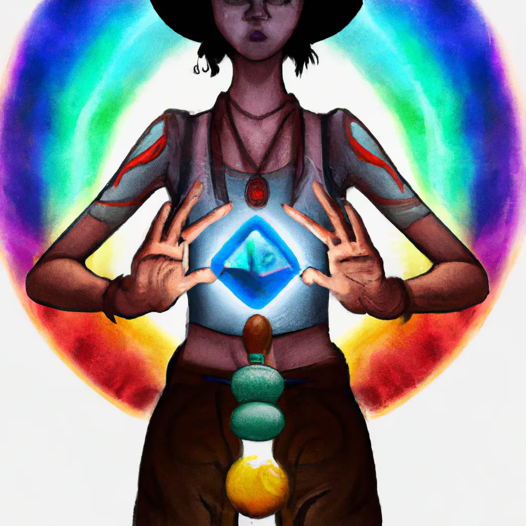 Ilustracao chakras da riqueza