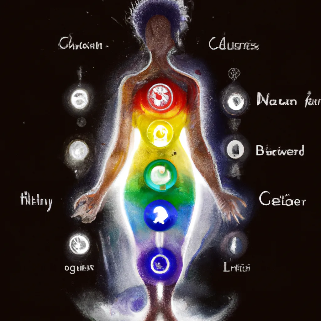 Ilustracao chakras do corpo