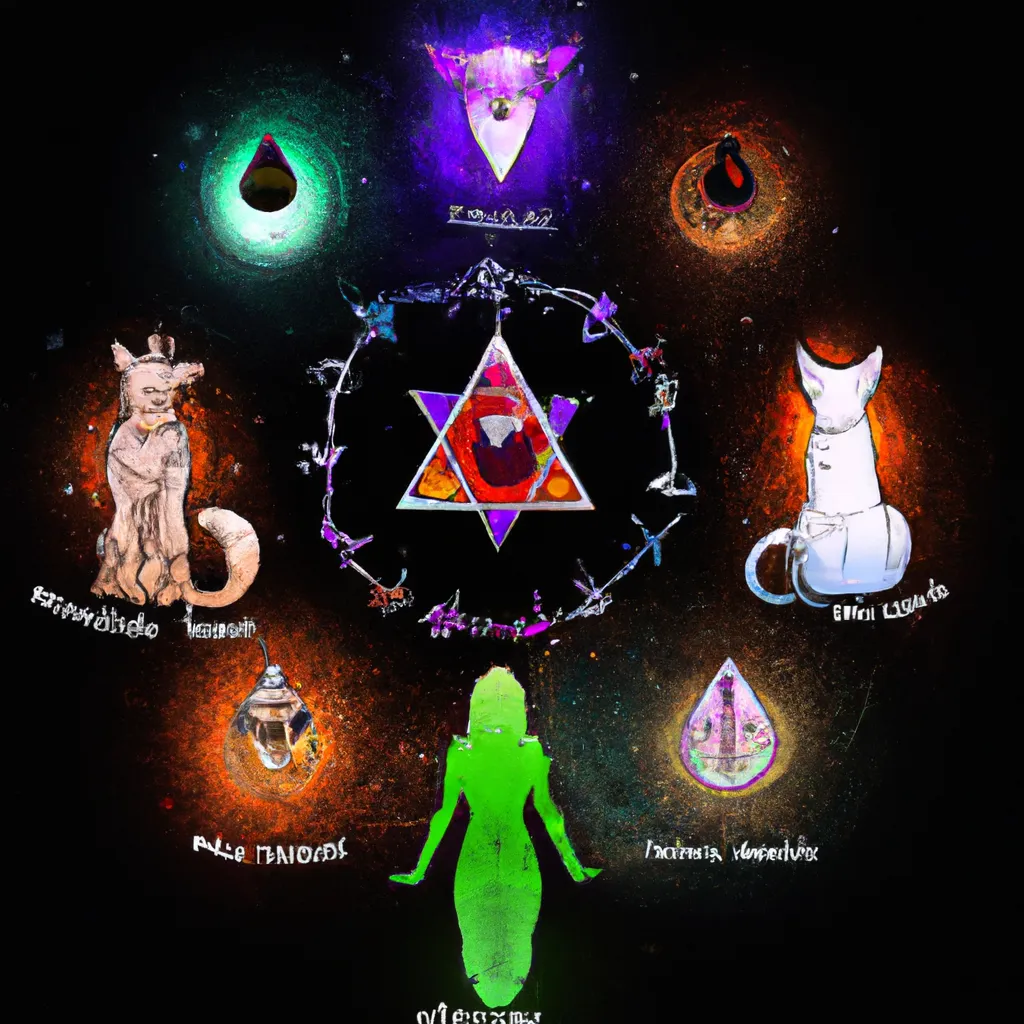 Ilustracao chakras dos animais