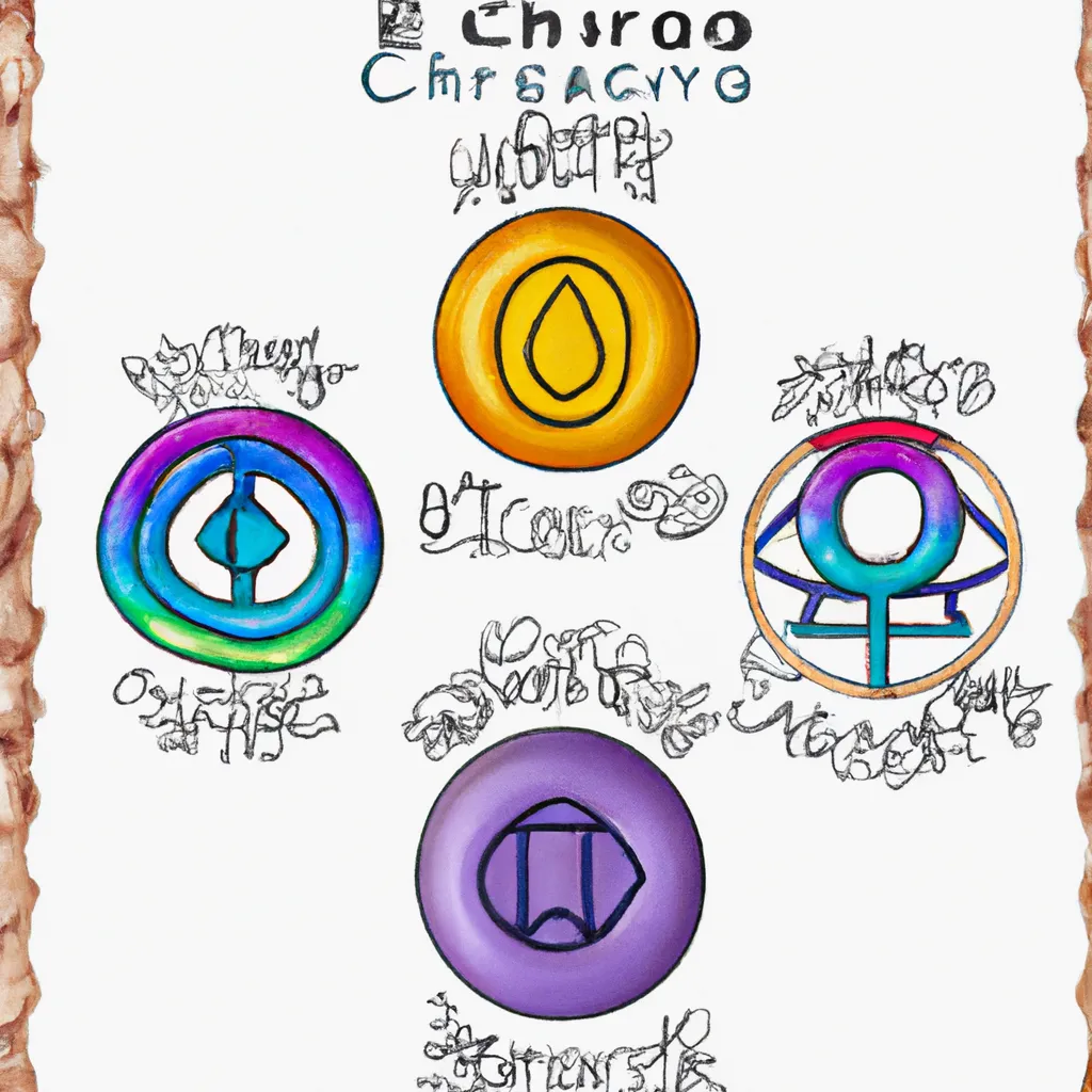 Ilustracao chakras frases
