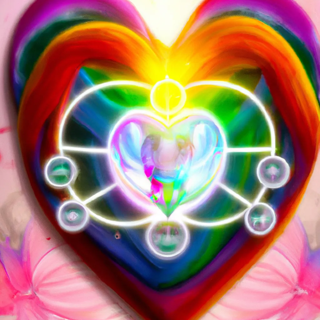 Ilustracao chakras heart