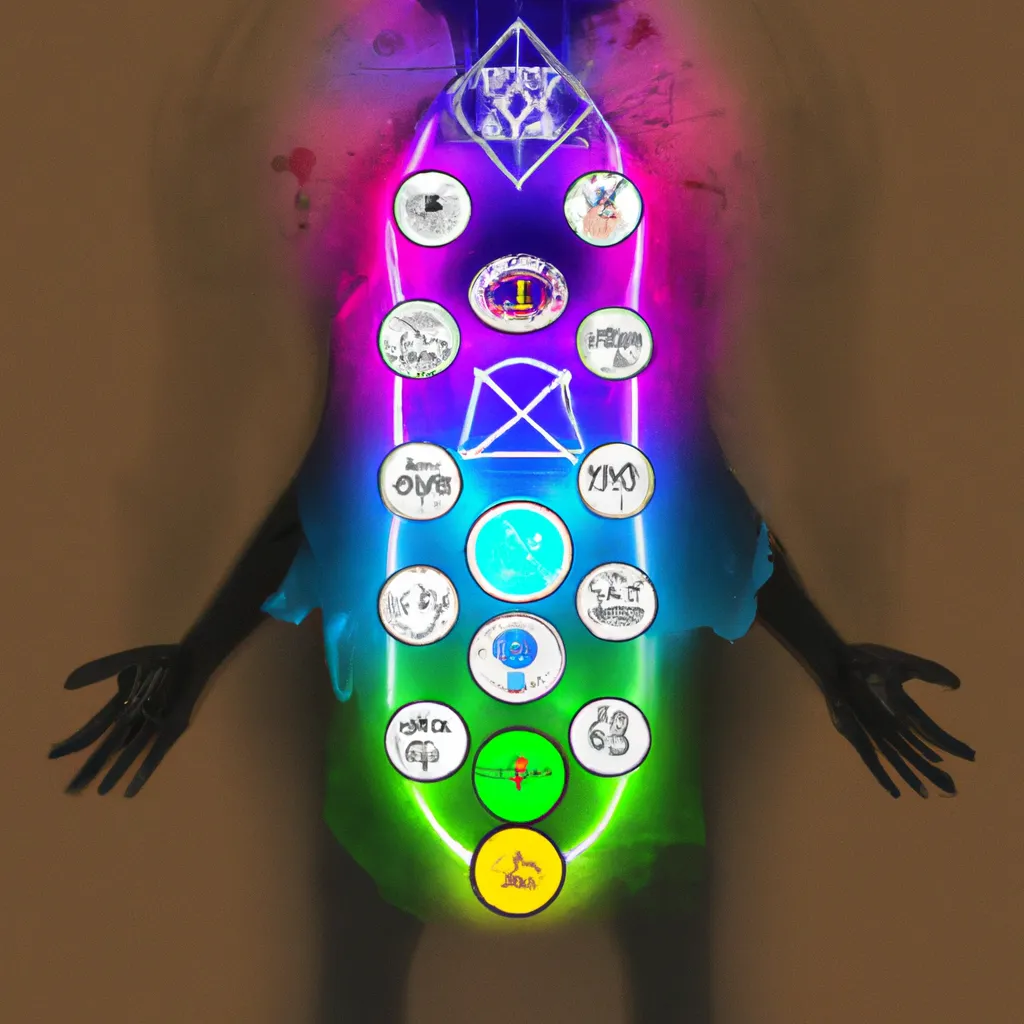 Ilustracao chakras hiperativos