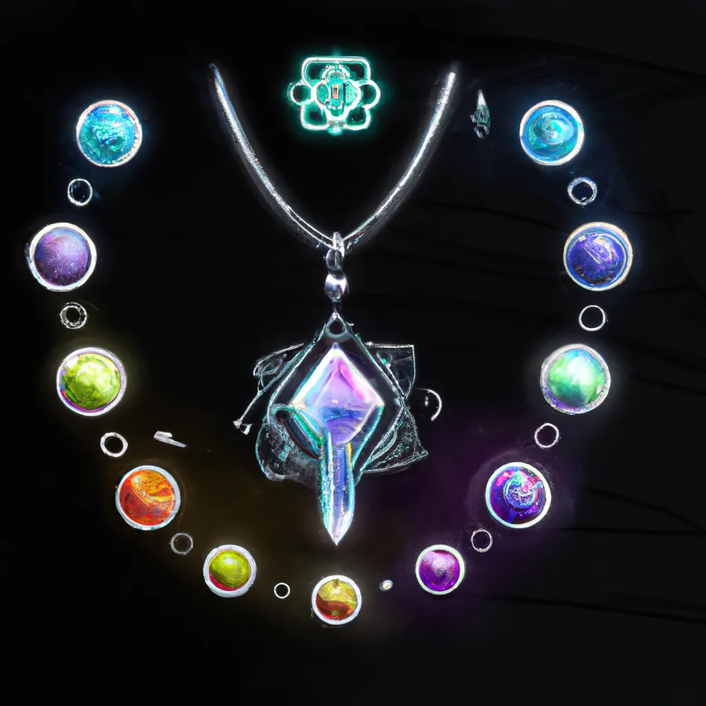 Ilustracao chakras jewelry