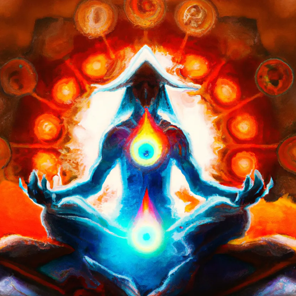 Ilustracao chakras koshas