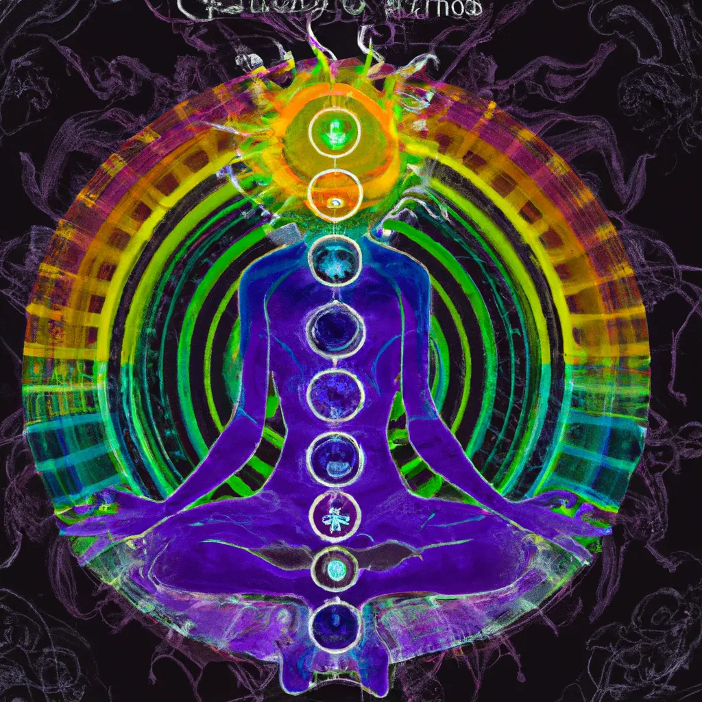 Ilustracao chakras kundalini yoga