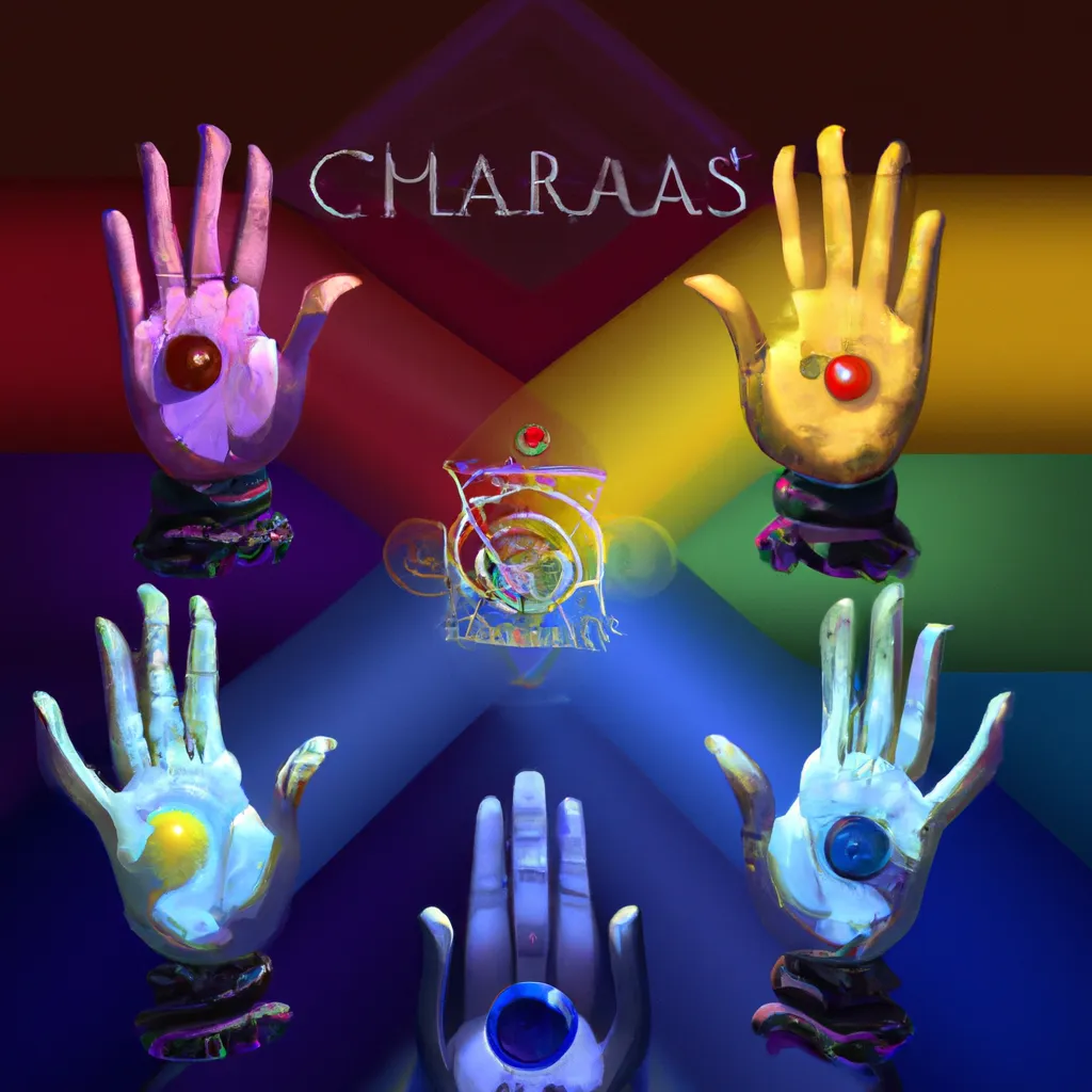 Descubra o Poder dos Chakras das Mãos e Transforme Sua Vida! 7 Ilustracao chakras maos