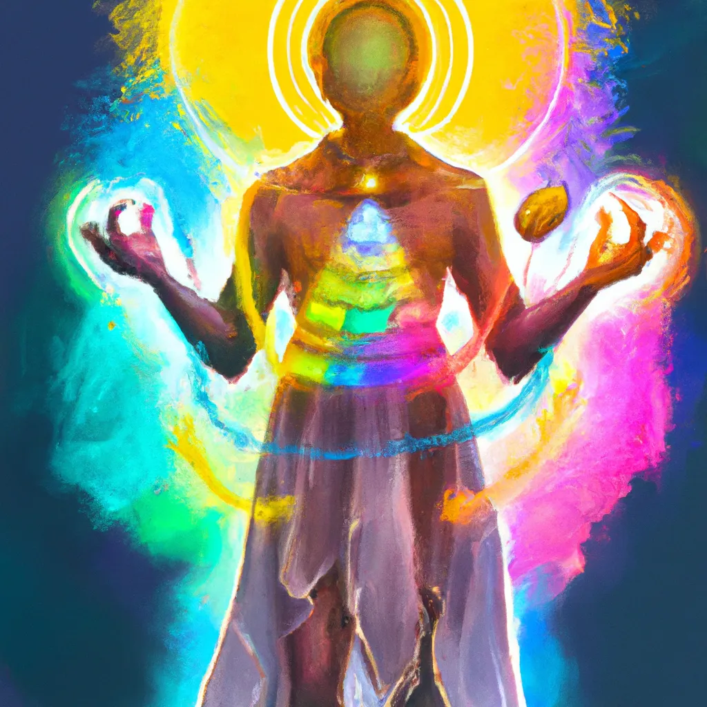 Ilustracao chakras na umbanda