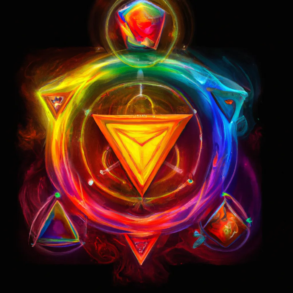 Ilustracao chakras plexo solar