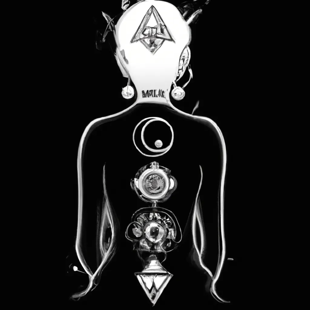 Ilustracao chakras tatuagem