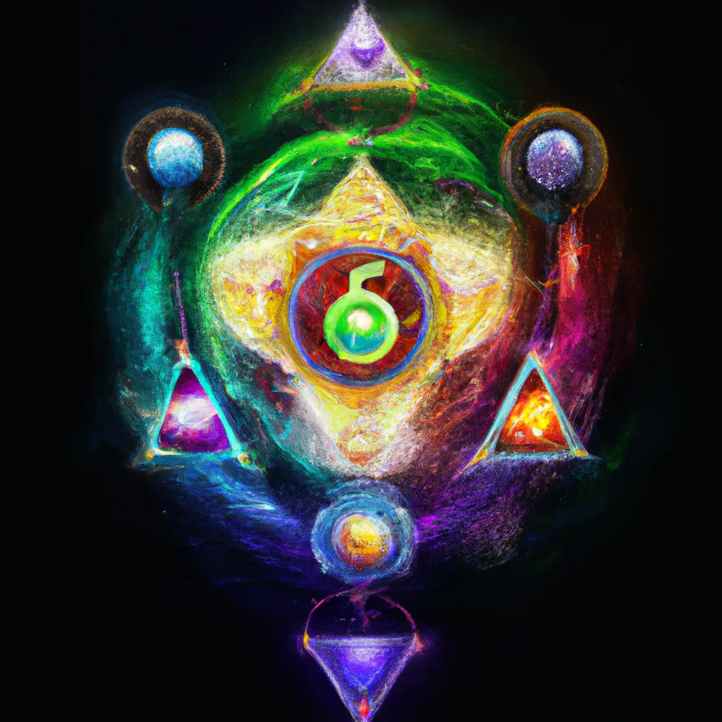 Ilustracao chakras terra