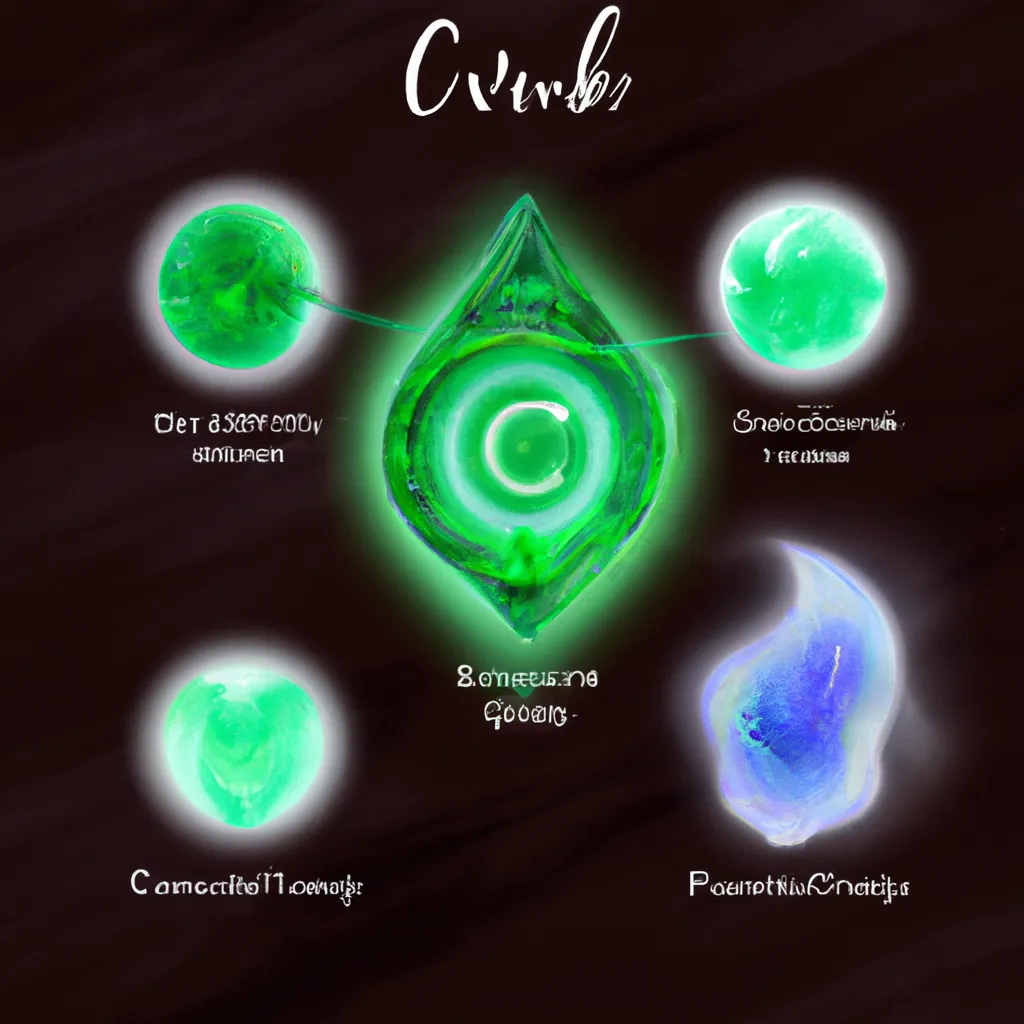 Ilustracao chakras verde significado