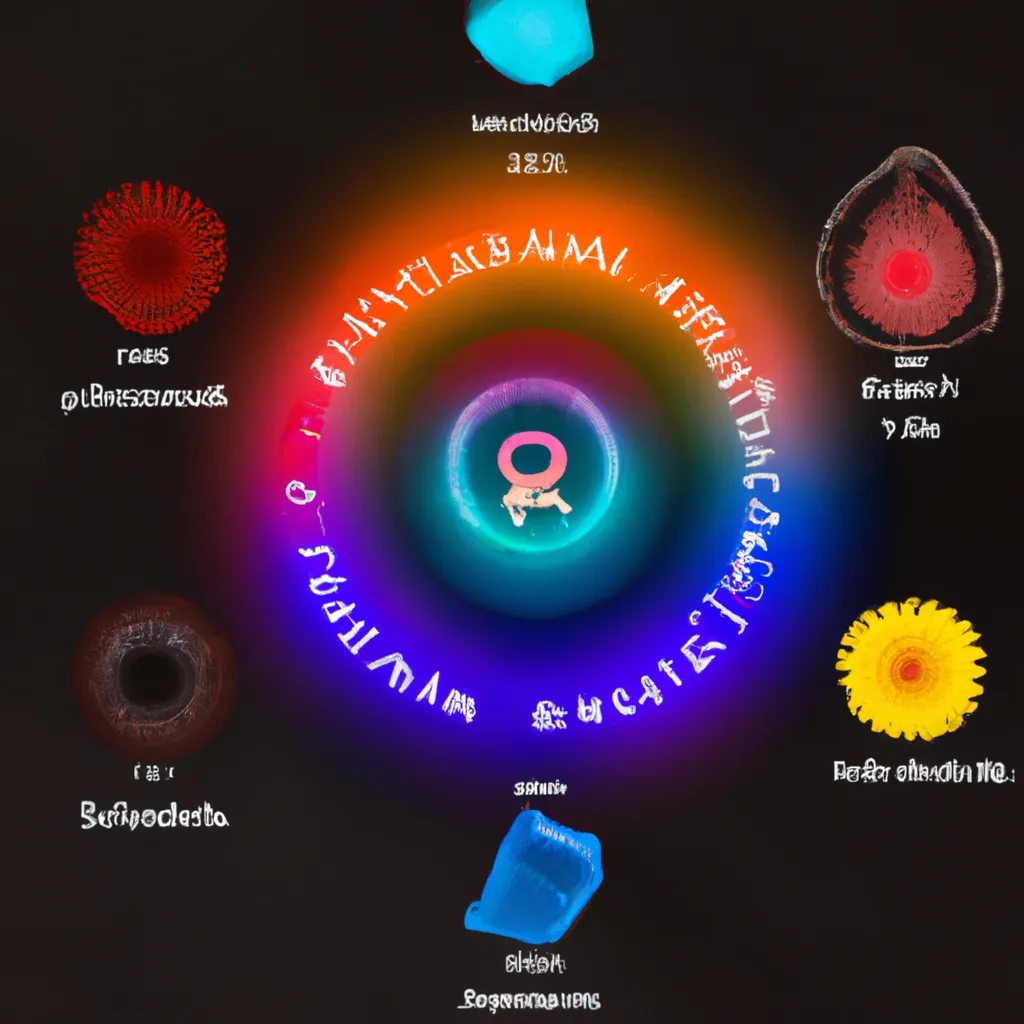 Ilustracao chakras with names