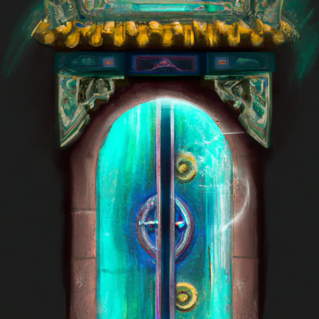 Ilustracao feng shui cor da porta de entrada