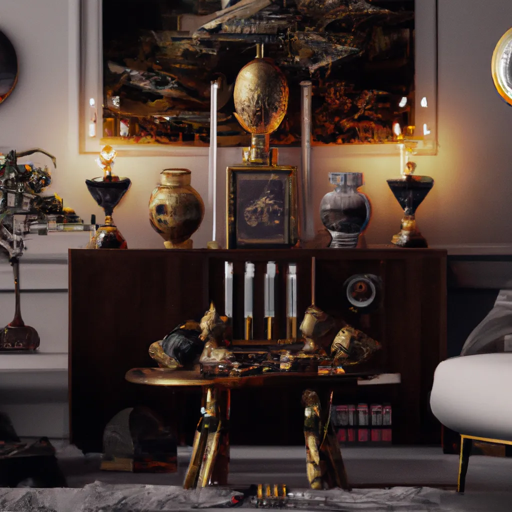 Ilustracao feng shui cores para sala