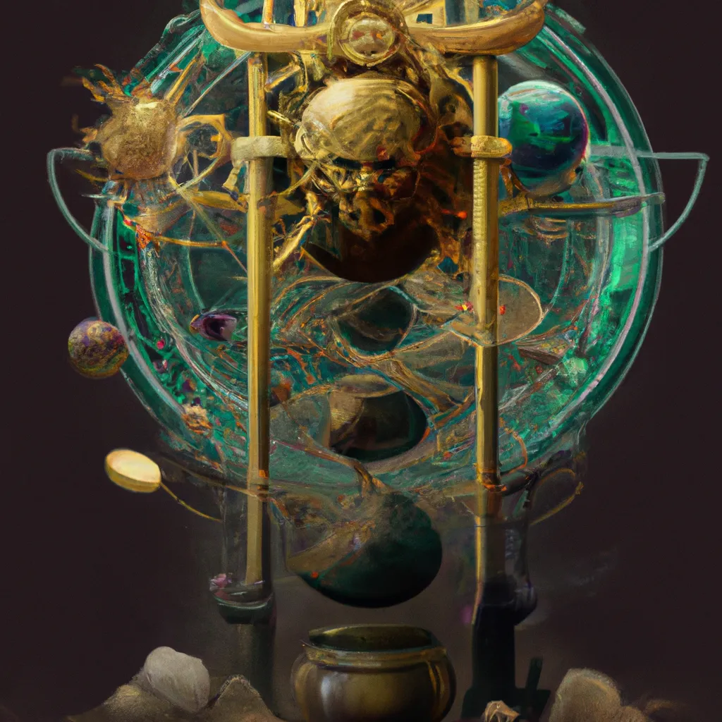 Ilustracao feng shui da morte