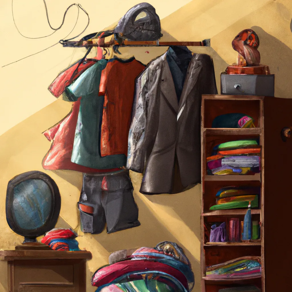 Ilustracao feng shui guarda roupa