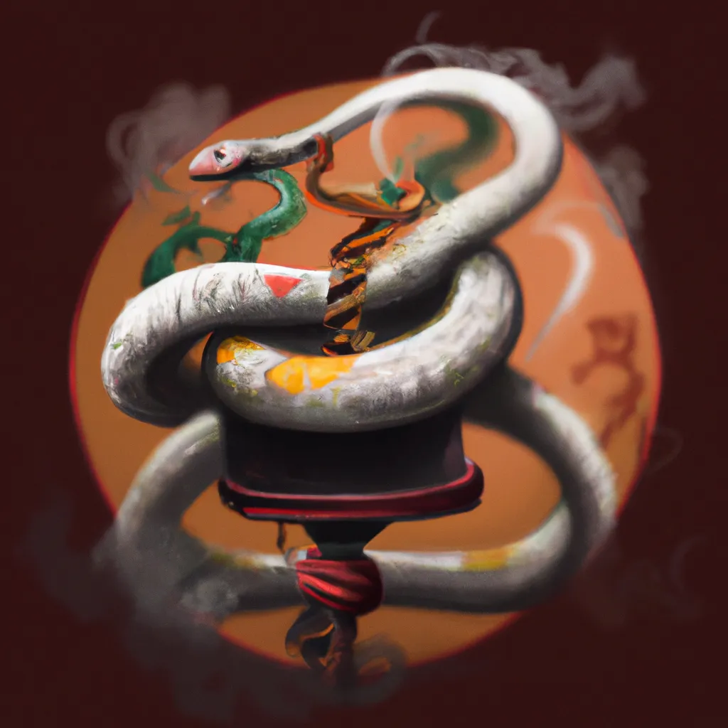 Ilustracao feng shui jiboia