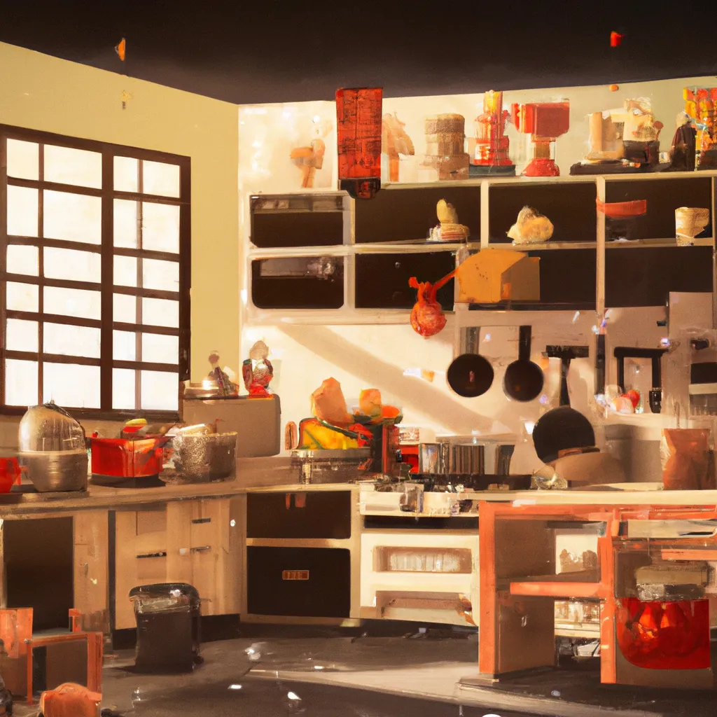 Como Transformar Sua Cozinha com Feng Shui: Dicas Práticas para Criar um Ambiente Harmonioso e Acolhedor! 7 Ilustracao feng shui kitchen