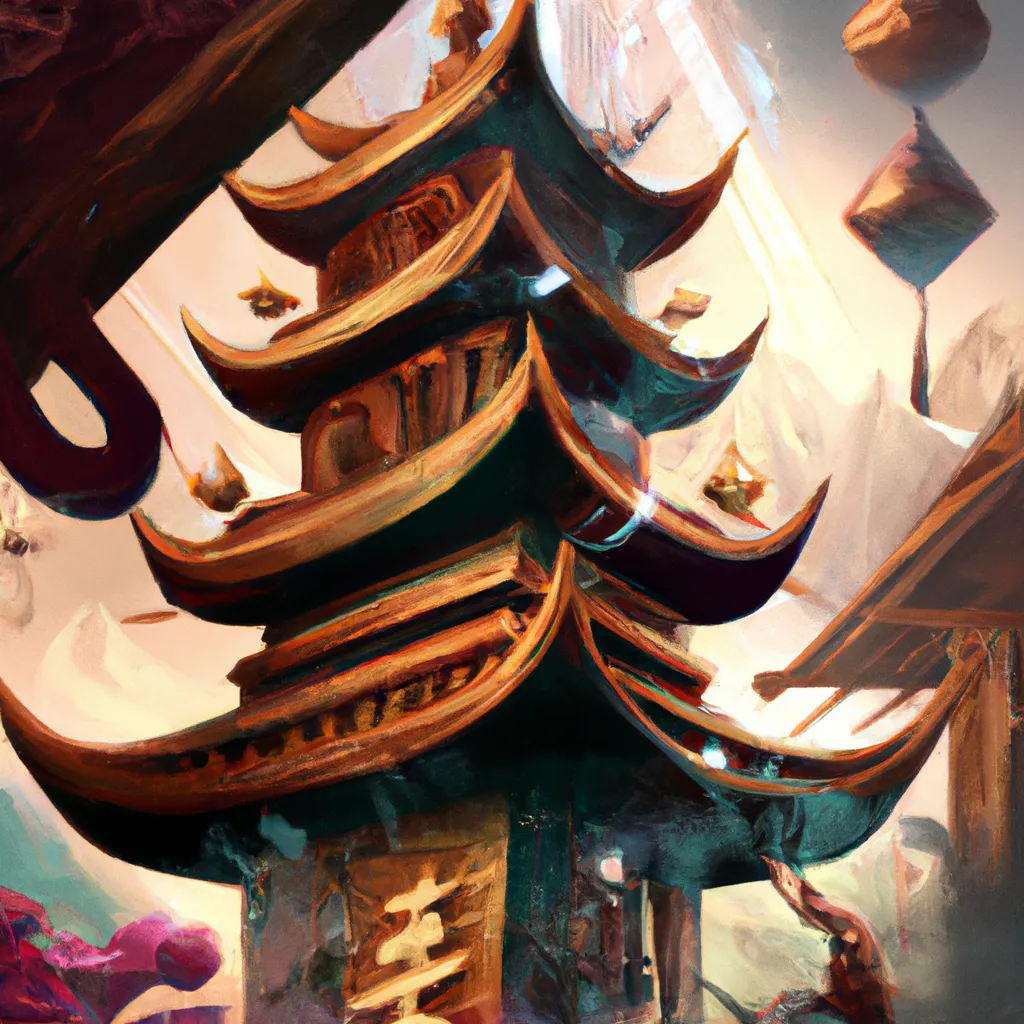 Ilustracao feng shui prosperidade