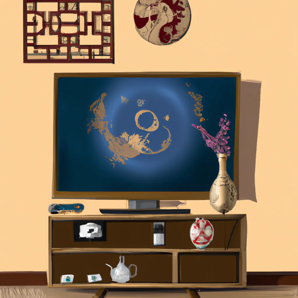 Descubra os Segredos do Feng Shui para a TV no Quarto e Transforme Seu Ambiente! 7 Ilustracao feng shui tv no quarto