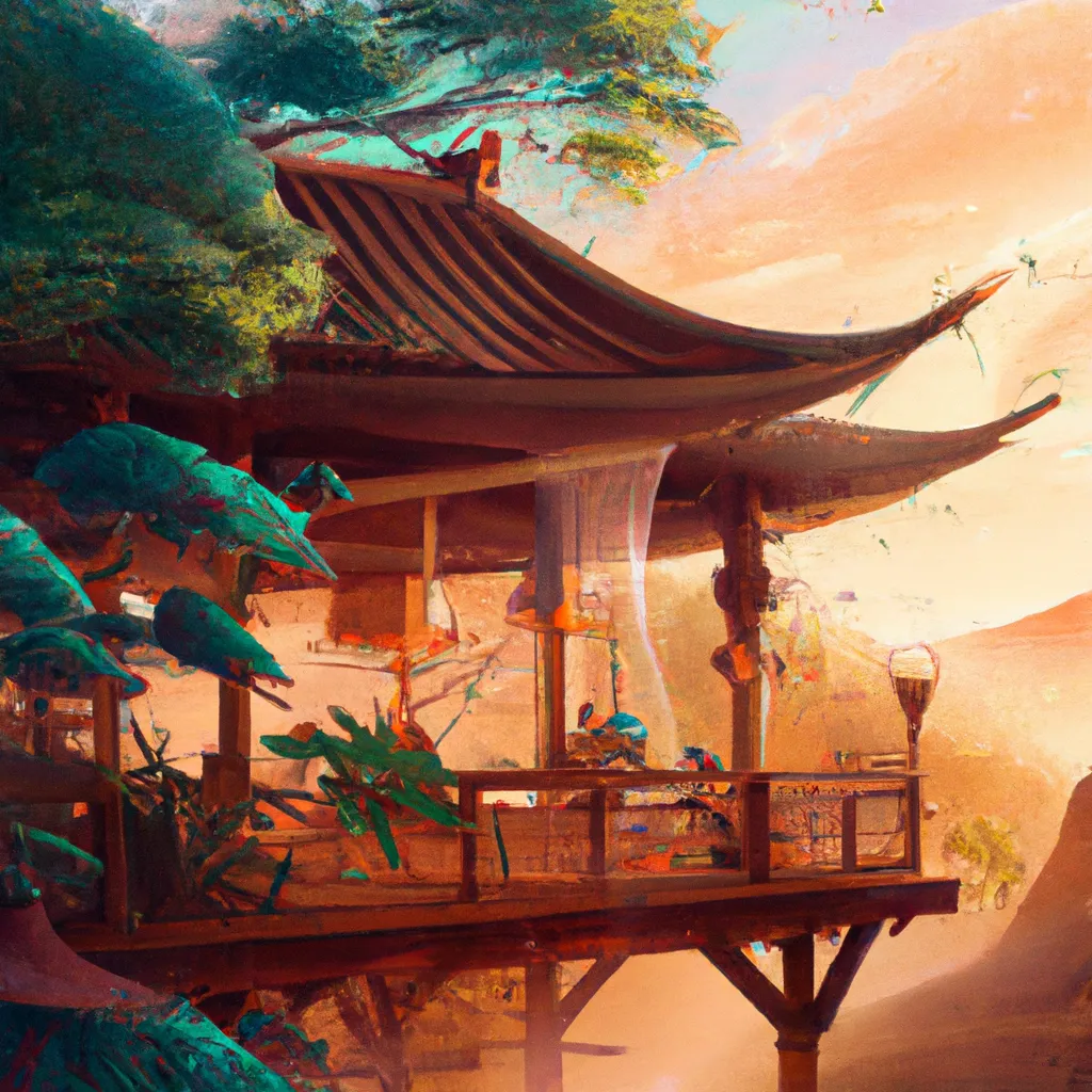 Ilustracao feng shui varanda