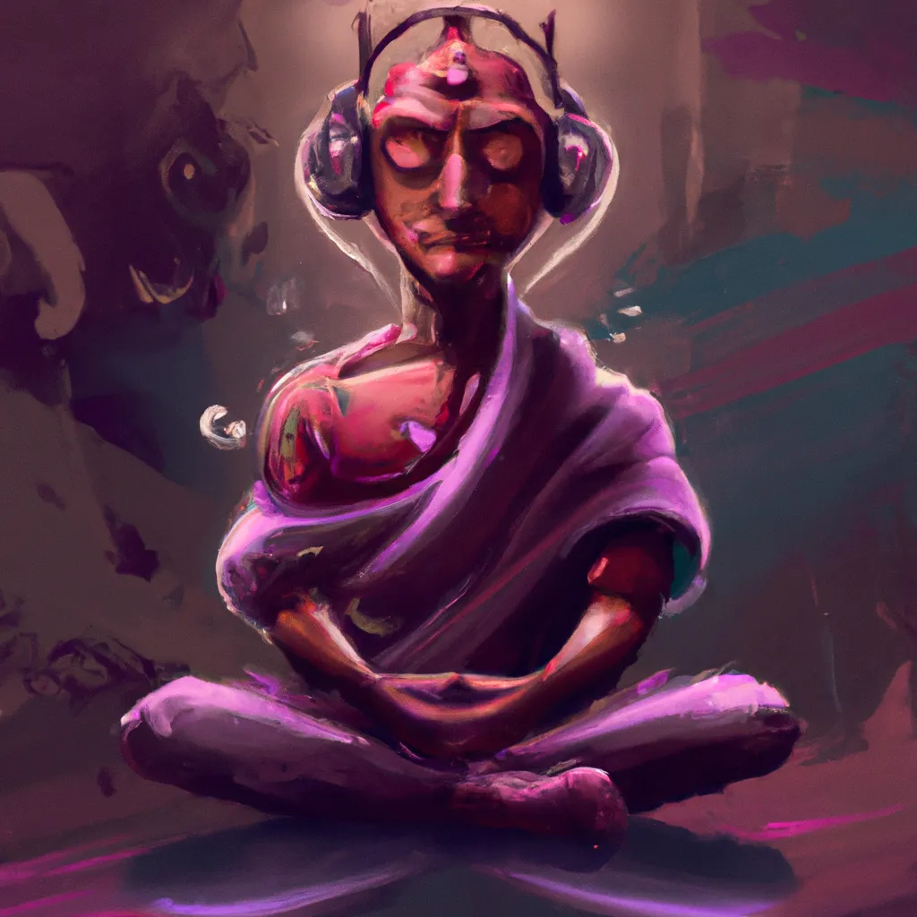 Ilustracao gnose meditacao