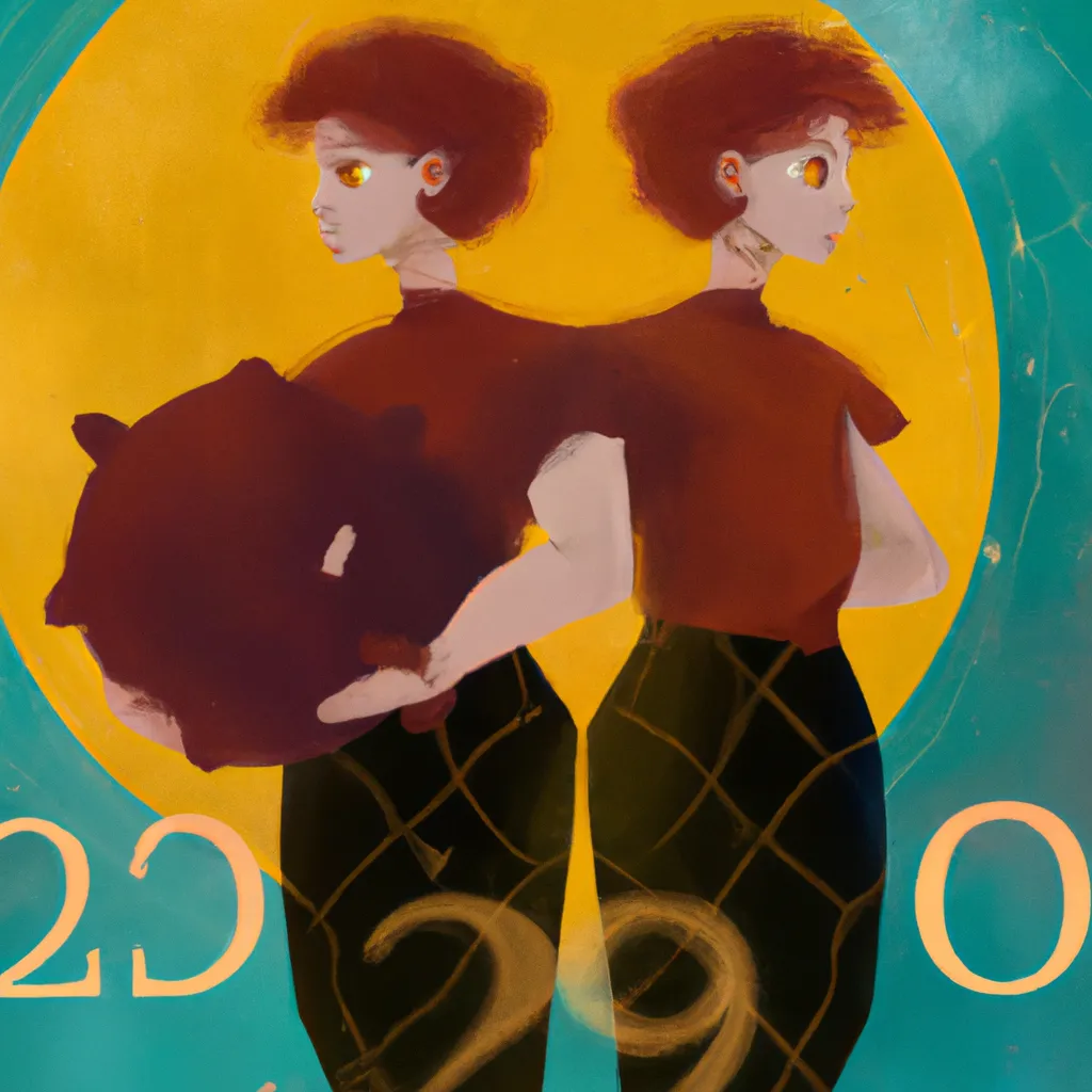 Ilustracao horoscopo gemeos 2023